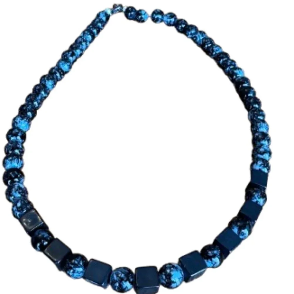 Men's Necklace, Men's Beaded Necklace, 18 Inches Long NWT (MJW006)